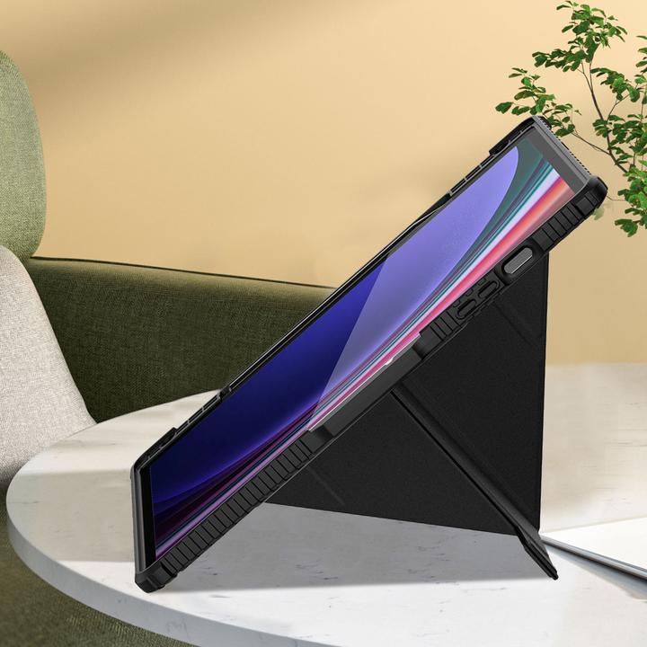 Actual product image Nillkin Bumper Leather Case Pro case for Samsung Galaxy Tab S9 Ultra - black (Samsung Galaxy Tab S10 Ultra)