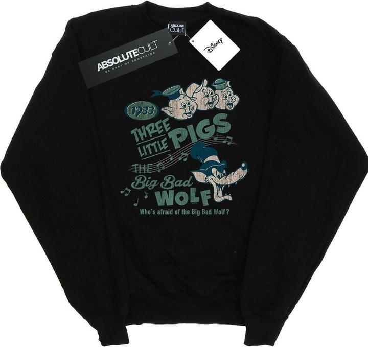 Produktbild Disney Three Little Pigs Who's Afraid Of The Big Bad Wolf Sweatshirt (XL)