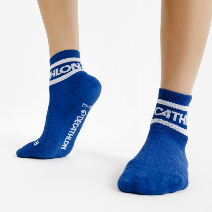 Produktbild Decathlon Socken Low 3er-Pack - blau/grün (39 - 42)