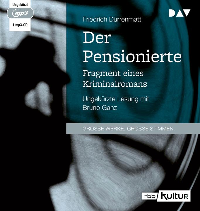 Actual product image The Retired Man. Fragment of a crime novel (Friedrich Duerrenmatt, Bruno Ganz, German)