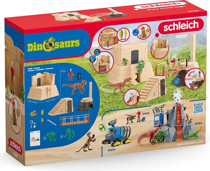 Actual product image Schleich Dinosaur temple conquest