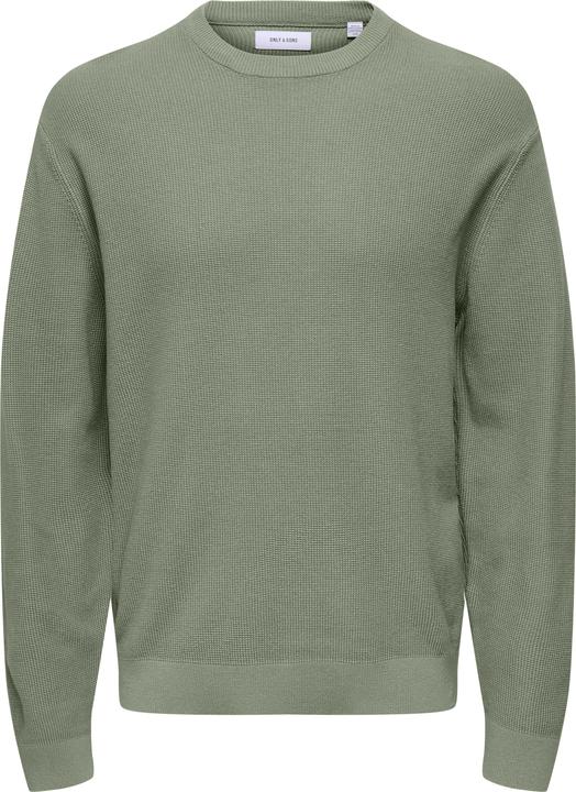 Only & Sons Onstony Ds 12 Ls Waffle Crew Knit Noos