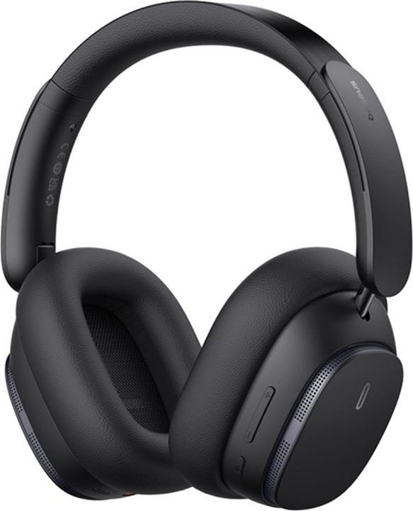 Baseus Bowie H1 Wireless Headphones Bluetooth 5.2 (black) (ANC, 80 h, Wireless)