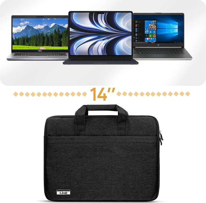 Actual product image LinQ 14 inch notebook bag (14", Universal)