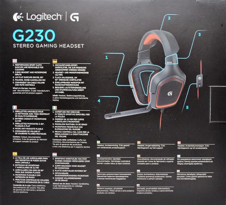 Image du produit Logitech G Casque de jeu G230 (Filaire)