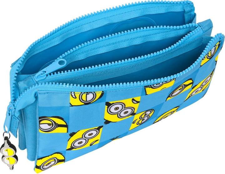 Immagine prodotto Minions Valigetta tripla multiuso Minionstatic Blu (22 x 12 x 3 cm)