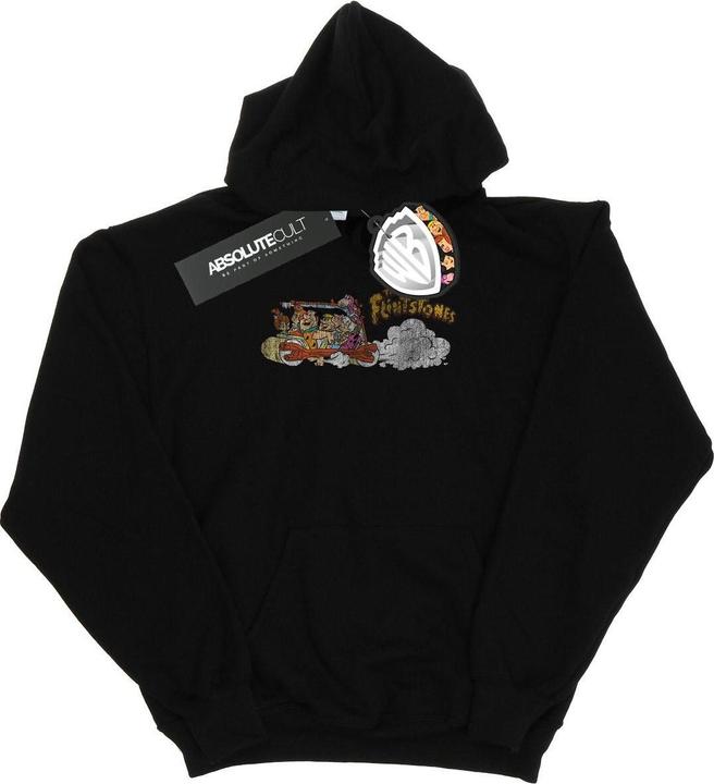 Immagine prodotto The Flintstones Family Car Distressed Felpa con Cappuccio Donna (S)