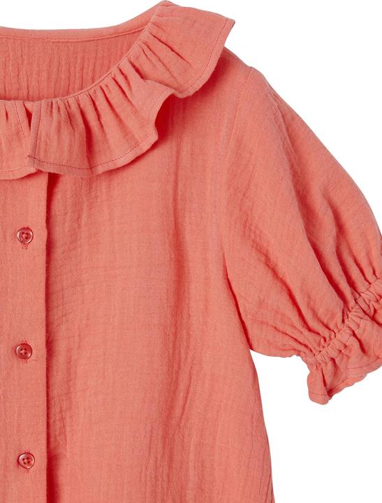 Actual product image Vertbaudet Girls' muslin blouse with collar (98)