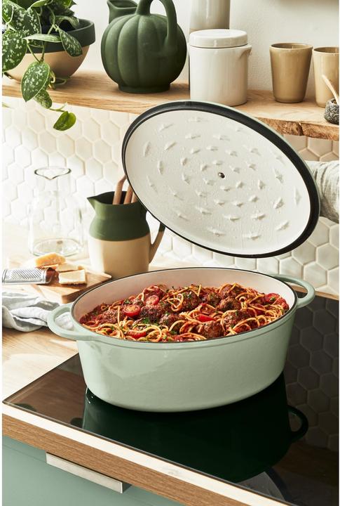Produktbild Tefal LOV Bräter (34 cm, Bräter + Schmortopf, Kochtopf, Gusseisen)