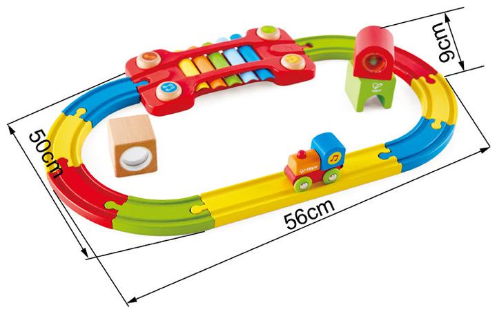 Image du produit Hape Ensemble ferroviaire des sens