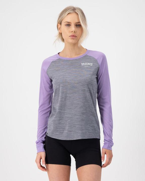 Actual product image Mons Royale Women's Icon Merino Air-Con Raglan (M)