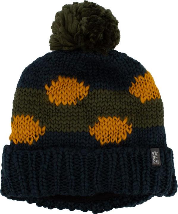 Actual product image Jack Wolfskin Fluffy Check Cap Winter bobble hat Knitted hat (L)