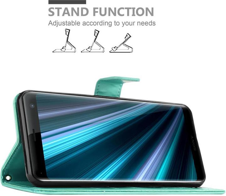 Actual product image Cadorabo Flower Book Cover (Sony Xperia XZ3)
