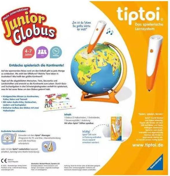 Actual product image tiptoi Jun.Globe '22 (German)