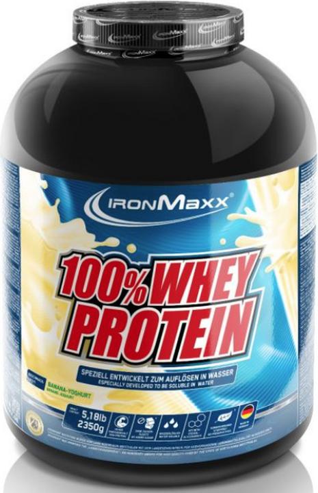 IronMaxx 100% Whey Protein (2350g can) (Banana, Yoghurt, 1 pcs., 2350 g)