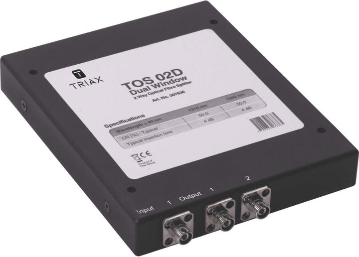 Produktbild Triax TOS 02 D 2fach optischer Verstärke mit FC/PC Anschlüssen (Kabel)