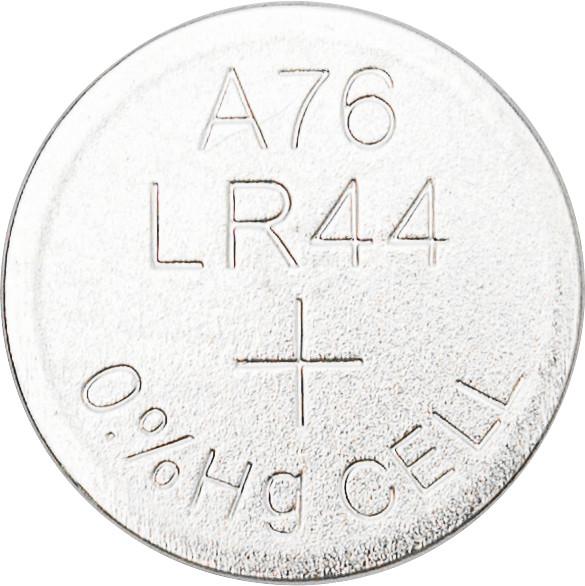 Produktbild Q-Connect Alkaline Knopfzellen (10 Stk., LR44, 145 mAh)
