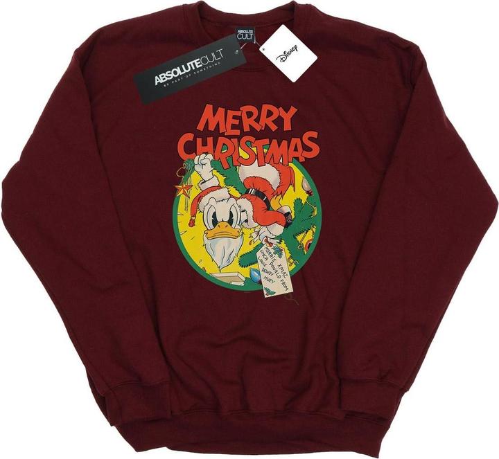 Immagine prodotto Disney Donald Duck Merry Christmas Felpa Uomo (S)