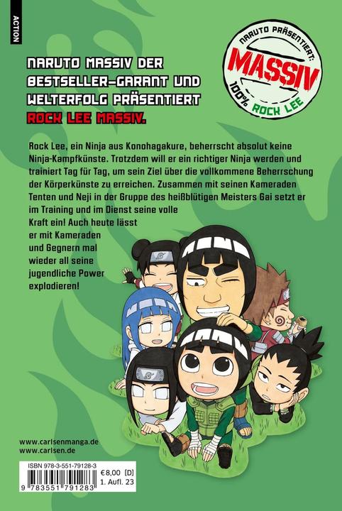 Produktbild Rock Lee Massiv 1 (Deutsch, Kenji Taira, Miyuki Tsuji, Masashi Kishimoto, 2023)