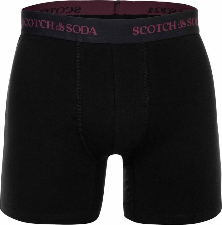 Actual product image Scotch & Soda Solid Cotton Stretch (M, pack of 3)
