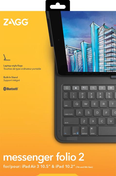 Actual product image Zagg Messenger Folio 2 (DE, iPad 10.2 (2020), iPad Air 10.5)
