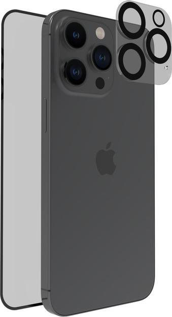 Tiger Glas-Folie Set mit Kamera-Schutz (1 Stück, Apple iPhone 15 Pro Max)
