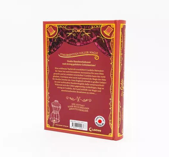 Actual product image Die Gilde der Hutmacher (Die magischen Gilden, Band 1) - Geheimnisse aus Stoff und Seide (German, Tamzin Merchant, Paola Escobar, Nadine Mannchen, 2022)