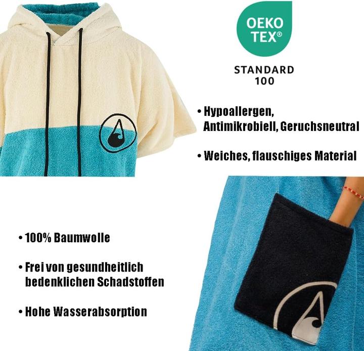 Image du produit Wave Hawaii Poncho Porto - Surfponcho für Erwachsene