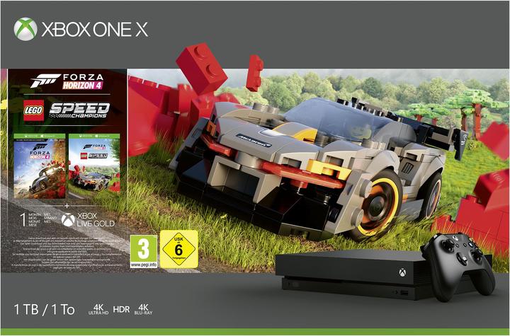 Actual product image Microsoft Xbox One X - FH4 Lego
