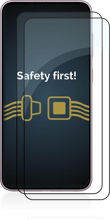 Immagine prodotto Savvies Protezione dello schermo in vetro blindato a schermo intero (2 Pezzo/i, Samsung Galaxy S23+)