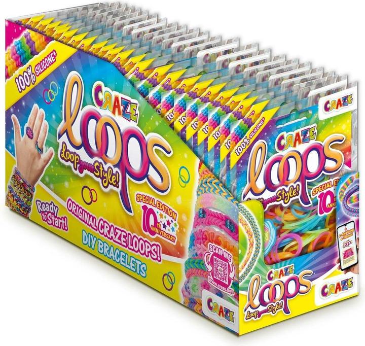 Immagine prodotto Craze Loops - 100 Loops Borsa assortiti.