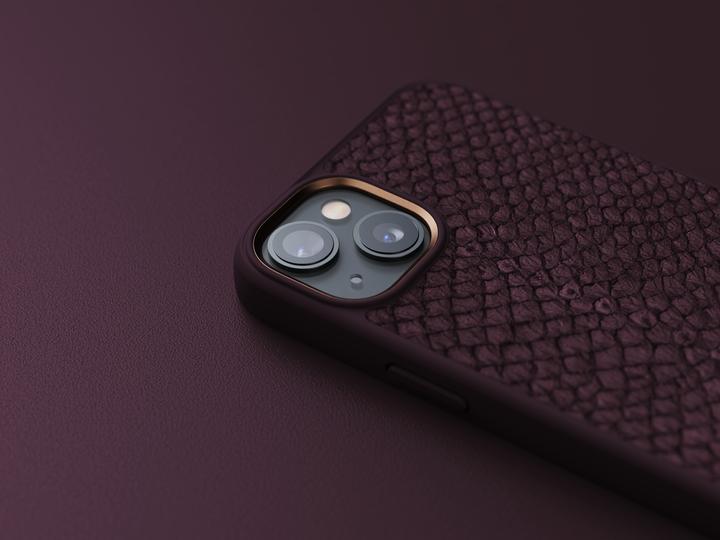 Actual product image Njord Salm.Leather Magsafe Case (Apple iPhone 14 Plus)