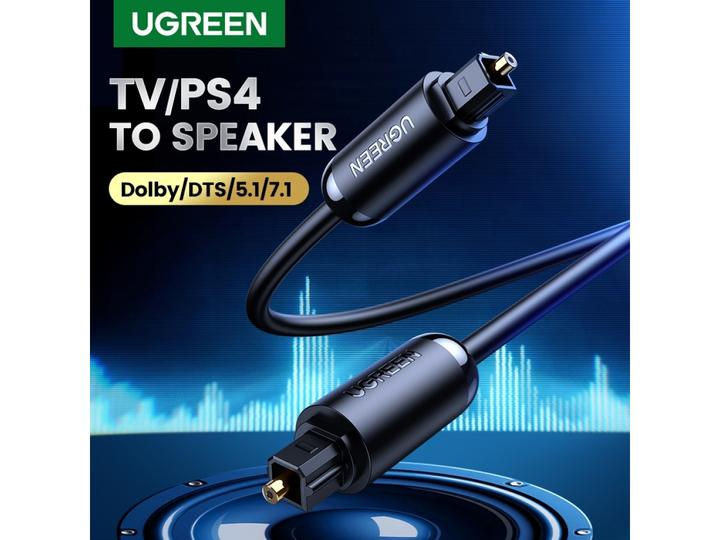 Actual product image Ugreen Toslink Optical Digital Audio SPDIF (1 m, TOSLINK)