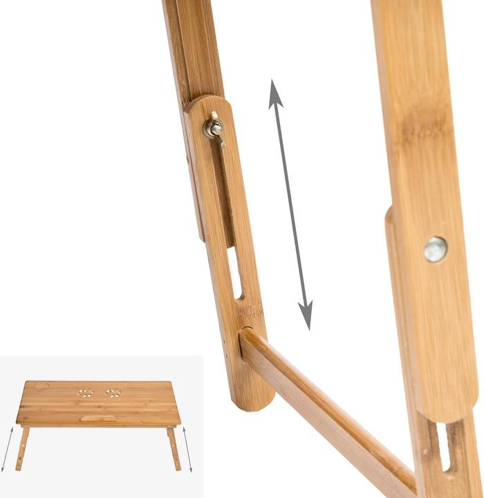 Immagine prodotto tectake Tavolo porta pc portatile regolabile in altezza