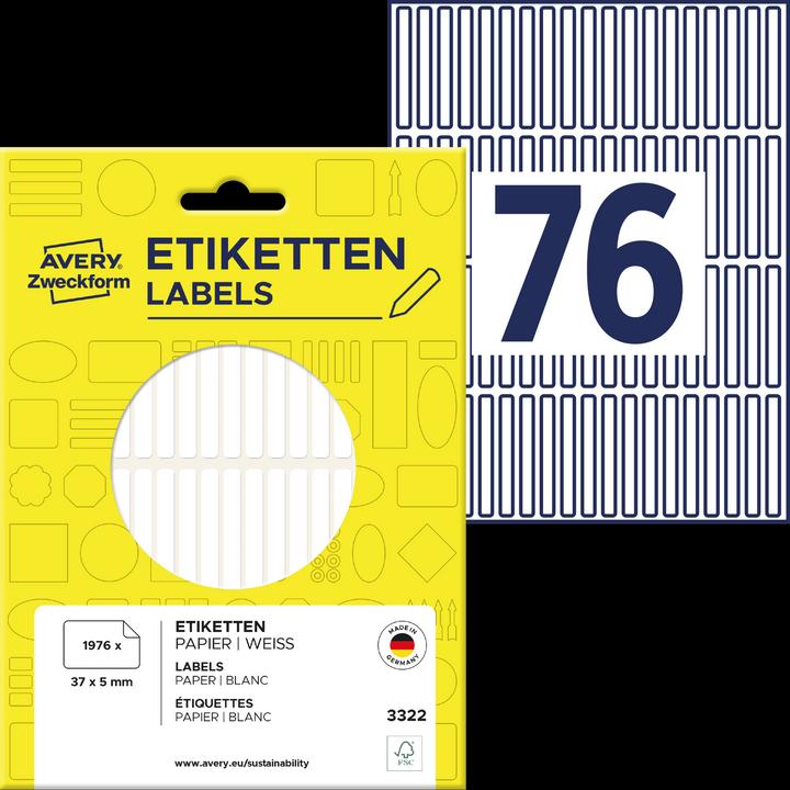 Actual product image Avery Mini Organisation Labels