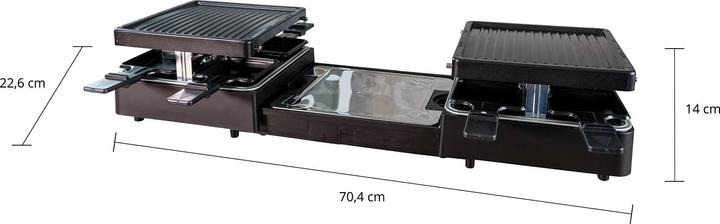 Actual product image Unold Raclette Extandable 48755 bk