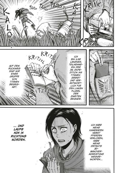 Actual product image Attack on Titan, Band 5 (German, Hajime Isayama, 2014)