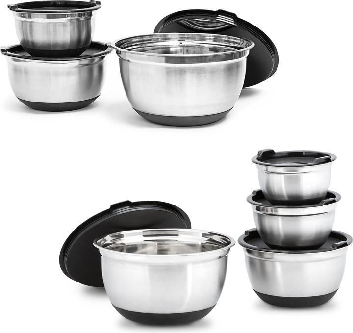 Actual product image Relaxdays Bowl set (25.50 cm, 7.30 l, 4 x)