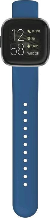 Produktbild Hama 00086231 Smartwatch-Zubehör Band Blau Silikon (Silikon, Rostfreier Stahl)