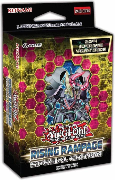Actual product image Yu-Gi-Oh YGO Rising Rampage Special Edition (German, Booster Pack)