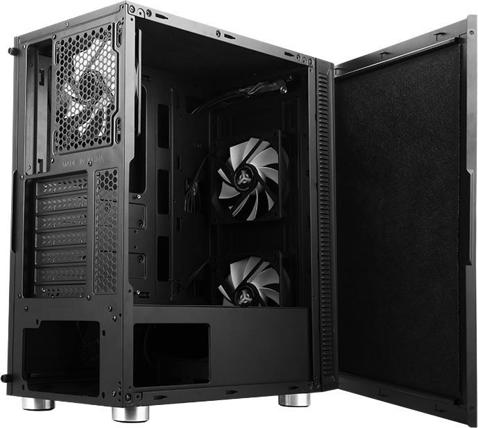Image du produit Itek Boitier Moyen Tour ATX compatible Sylent 05 Evo (Noir) (mATX, ATX, Mini-ATX)