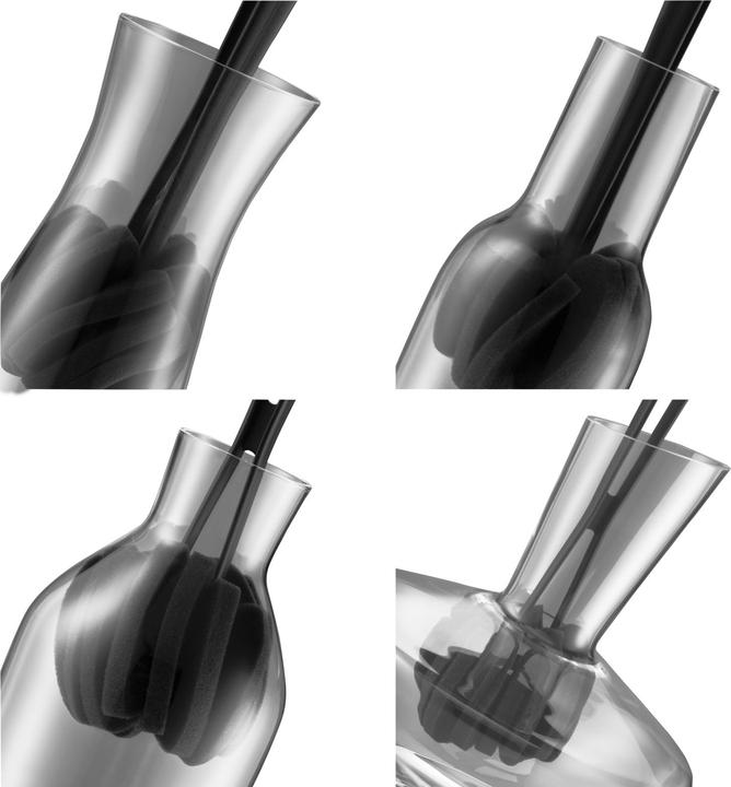 Produktbild WMF Flaschenbürste Reinigungsbürste Flaschenreiniger Gläserbürste 41cm Schwamm (1 Stk.)