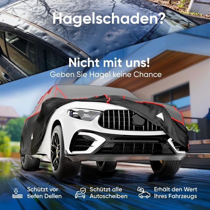 Actual product image Walser SUV hail protection tarpaulin Premium Hybrid
