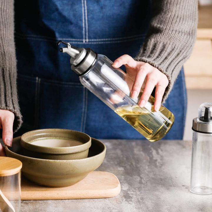 Actual product image Intirilife 2-piece set vinegar and oil bottles (450 ml)