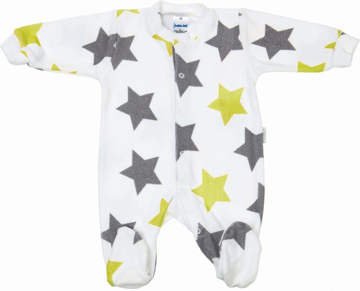 Romper towelling lime Stars (44)
