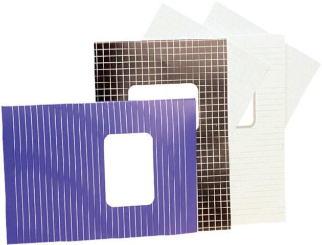 Actual product image Office 5 A4 exercise books squared 10mm 80 pages assorted (Checked)