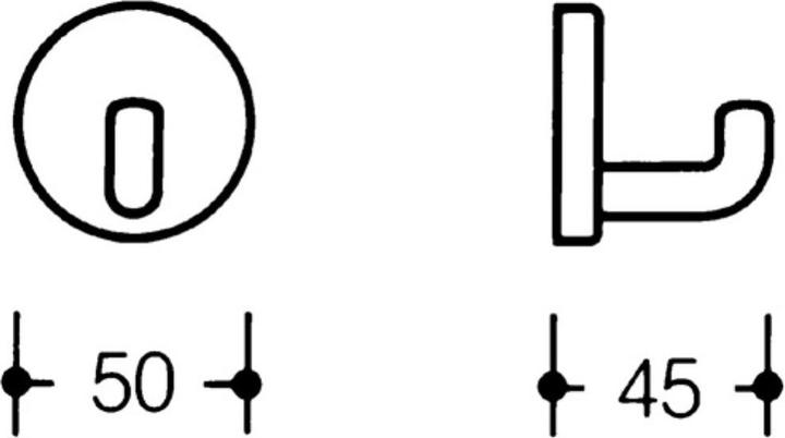 Actual product image Hewi Coat hook 477