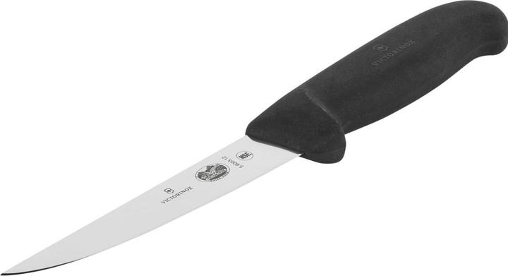 Produktbild Victorinox Fibrox Kochmesser, Ausbeinmesser, Extra Scharfe Klinge, Rostfreier Stahl, Spülmaschinenge (12 cm)