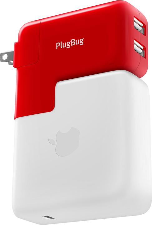 TwelveSouth PlugBug Duo double chargeur de voyage adaptateur d'alimentation pour MacBooks 2x ports USB