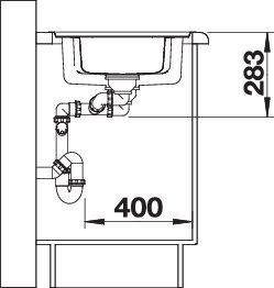 Actual product image Blanco Classic Pro 6 S-IF (Top-mounted sink, 100 cm, 51 cm)